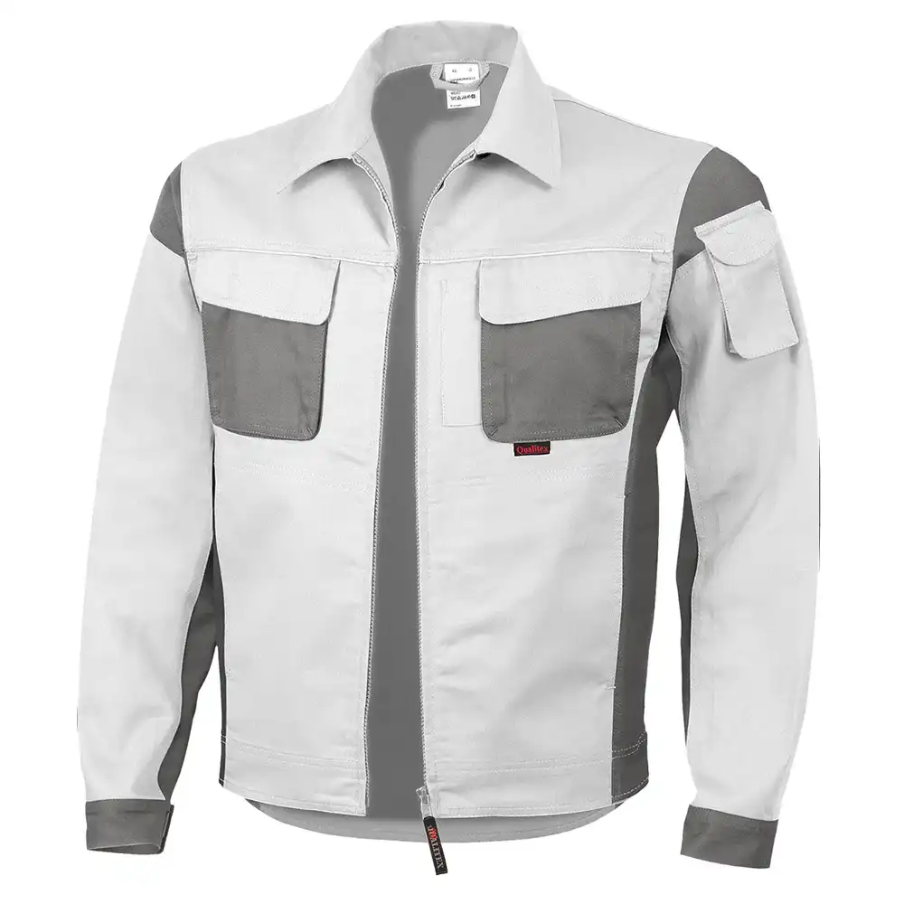 Bundjacke „pro mg 245“ in weiß/grau, 48 - Bild 1