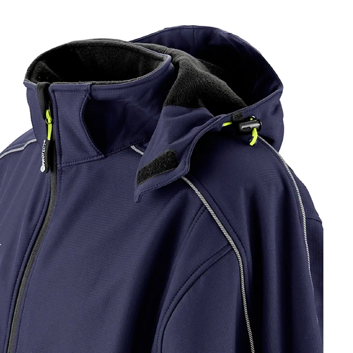 Workwear Softshell-Jacke "Montana" in marine/schwarz, L - Thumbnail 3