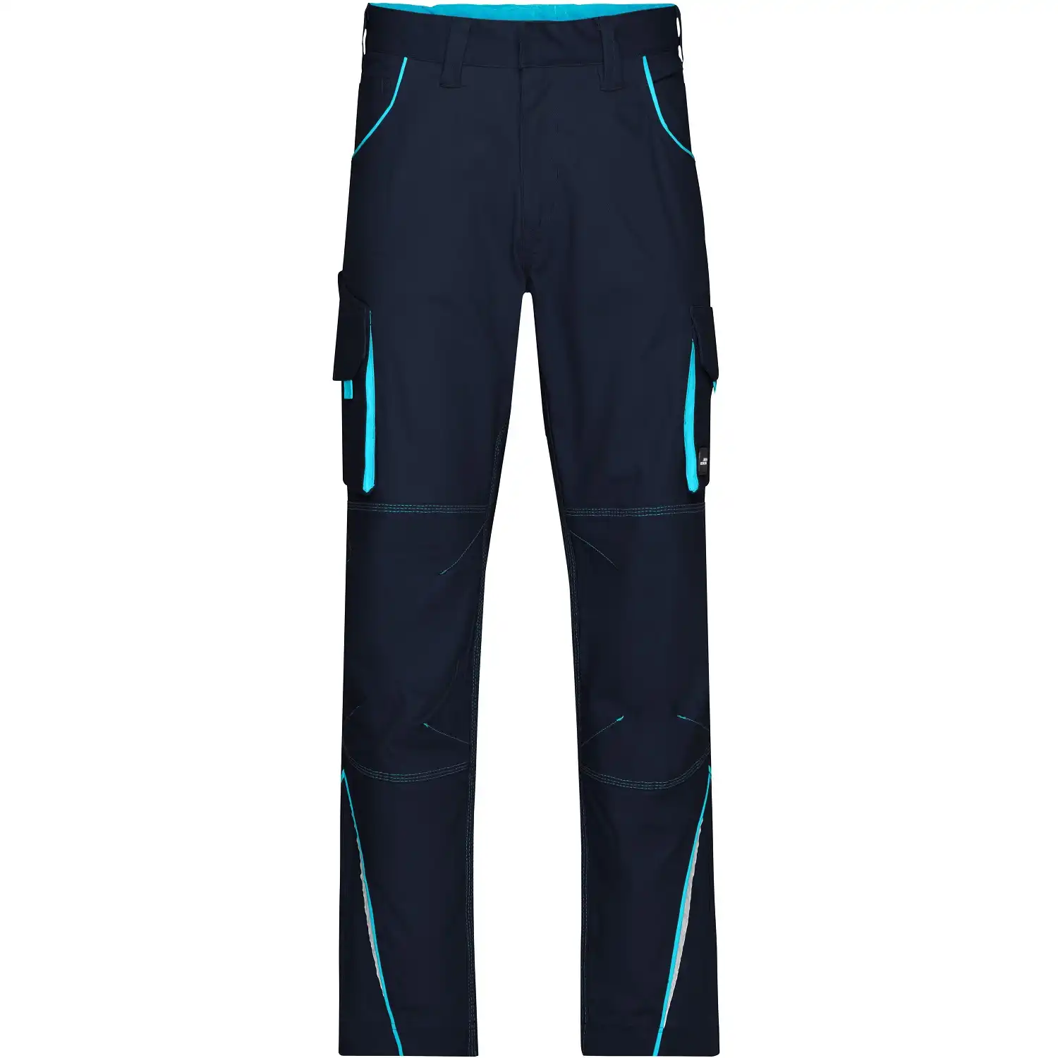 Funktionshose "JN847" in navy/turquoise, 25 - Bild 1
