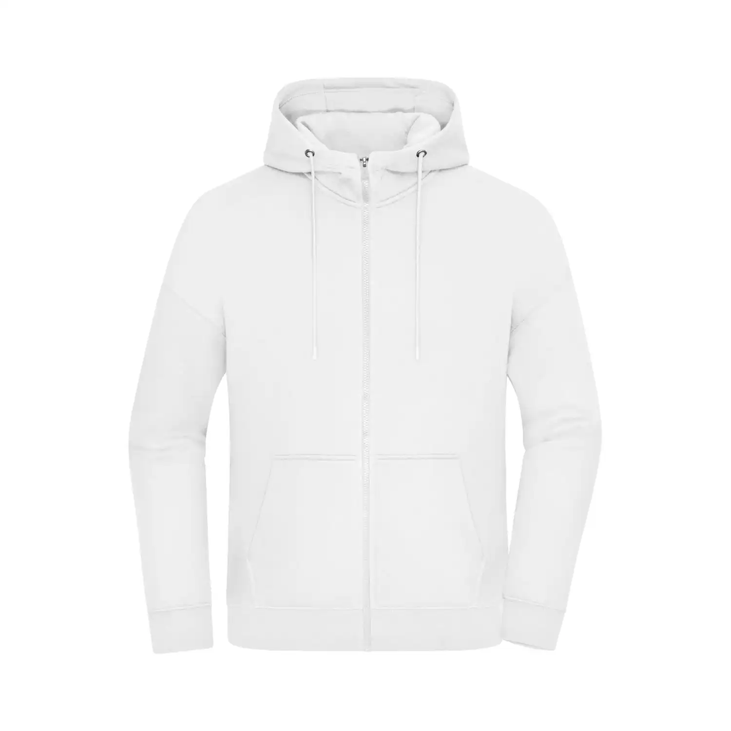 Unisex Kapuzen-Sweatjacke "OVERSIZED HOODED JACKET" 8043 in white, 3XL - Thumbnail 1