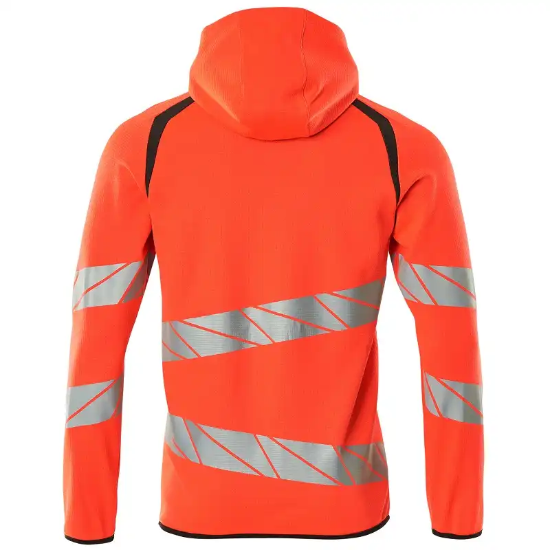 Warnschutz Kapuzensweatshirt "ACCELERATE SAFE" in rot/dunkelanthrazit, L - Thumbnail 2