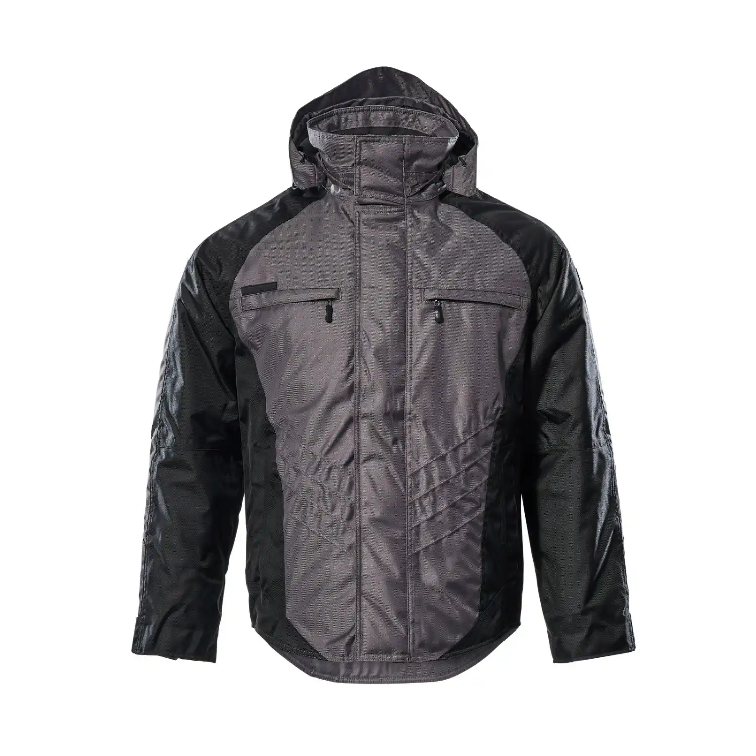 Pilotjacke "FRANKFURT" Unique mehrfarbig in anthrazit/schwarz, L - Thumbnail 1