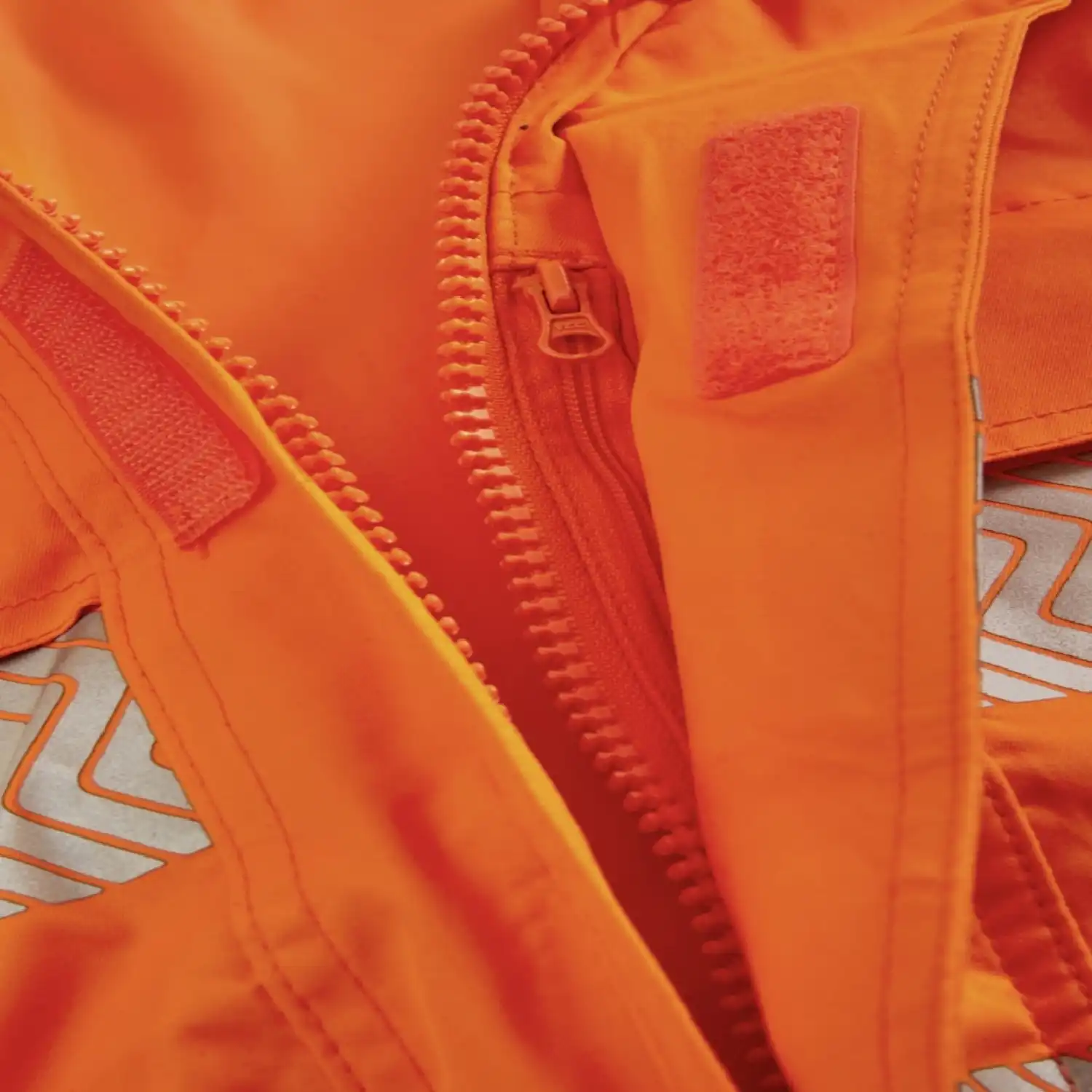 Warn- & Wetterschutzjacke "TAMPA" in leuchtorange/grau, L - Thumbnail 6