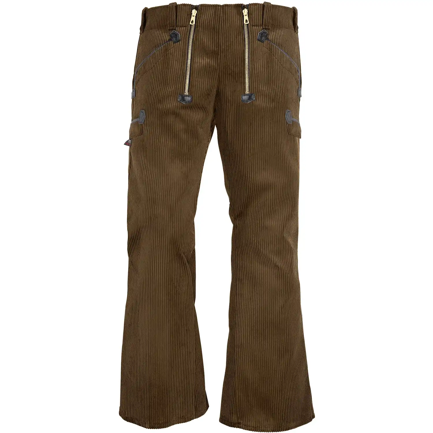 Zunfthose Trenkercord mit Schlag "ALFONS" in olive, 94 - Thumbnail 1