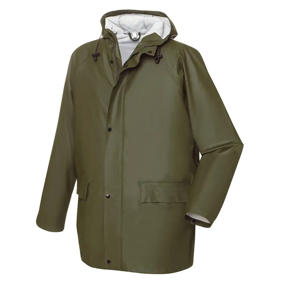 PU-Regenjacke "LIST" in olive, XL - Bild 1