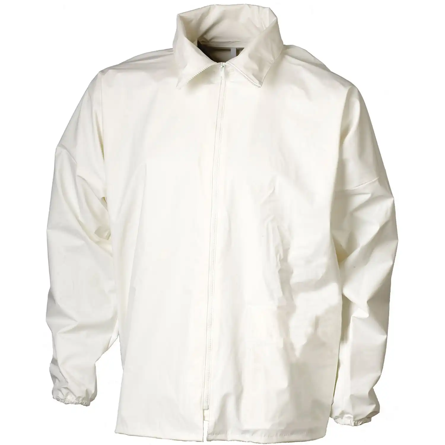 PU Regenjacke "076500" Pro mit Umlegekragen in white, XS - Bild 1