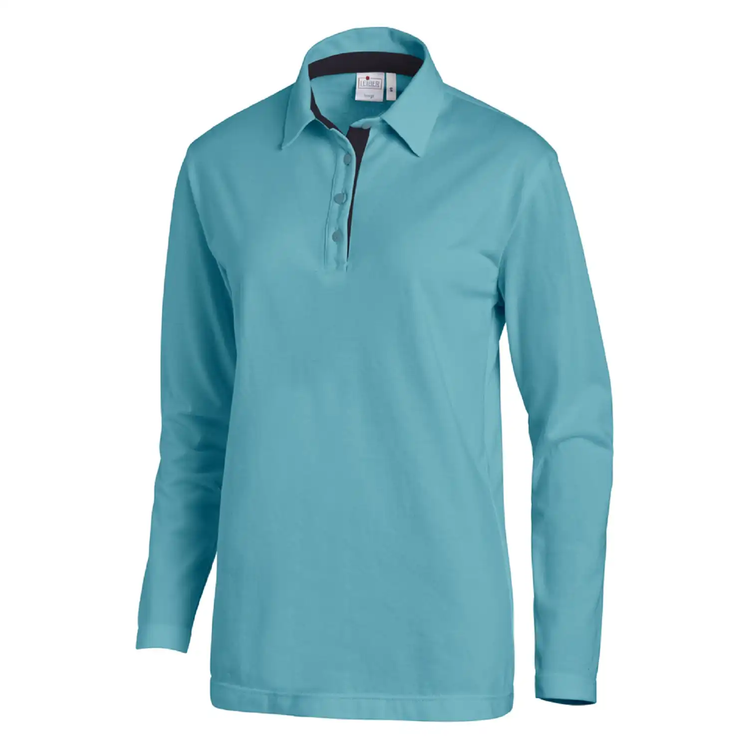 Polo-Shirt "08/2638" in petrol, L - Bild 1