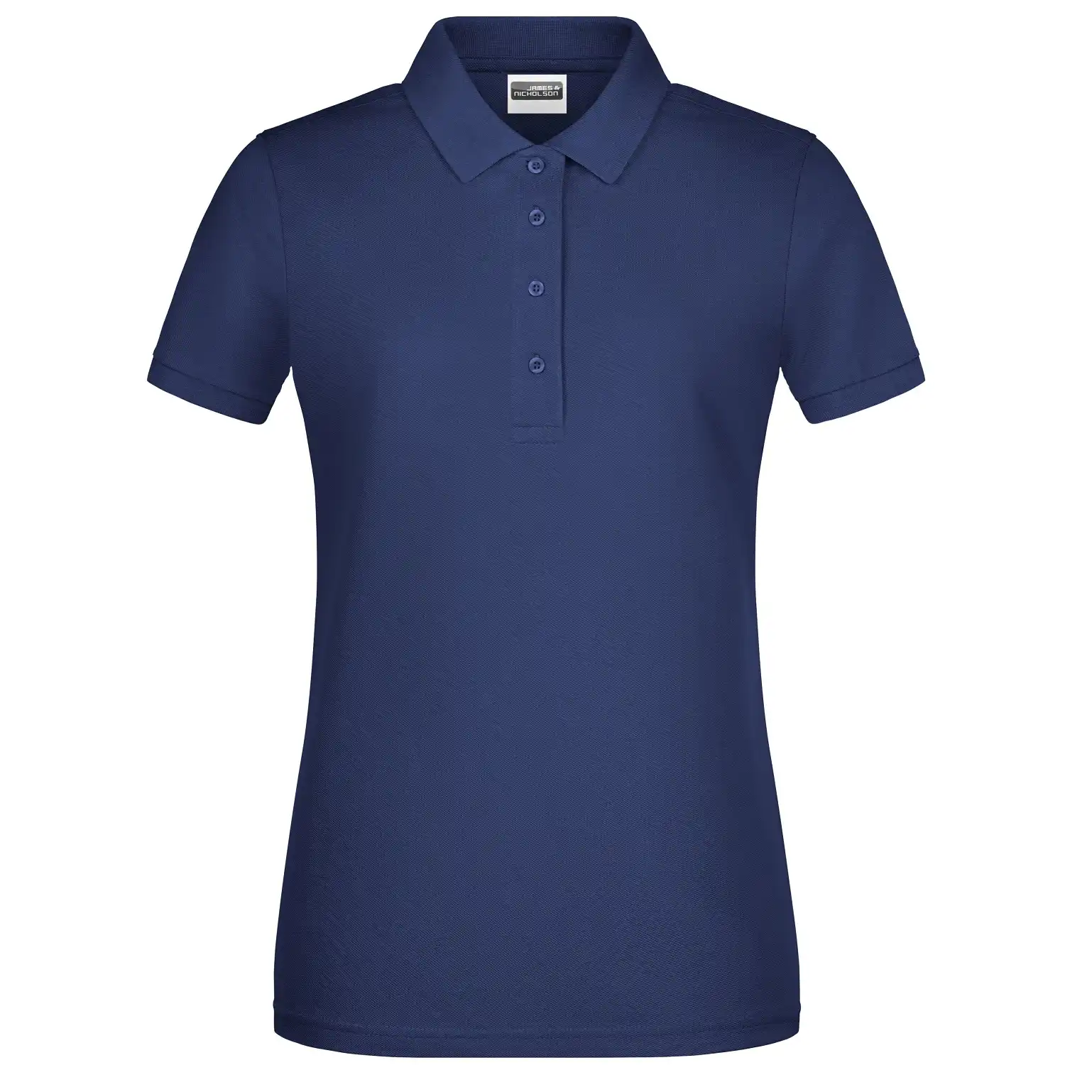 Damen Basic Polo-Shirt "8009" in navy, L - Bild 1