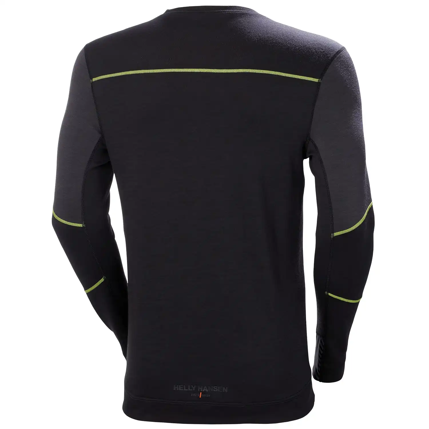 Langarmshirt „LIFA MERINOCREWNECK“ in schwarz/dunkelgrau, M - Thumbnail 2