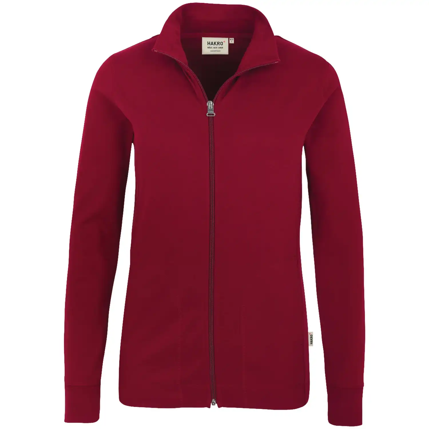 Damen Casual-Jacke "INTERLOCK" 227 in weinrot, M - Bild 1