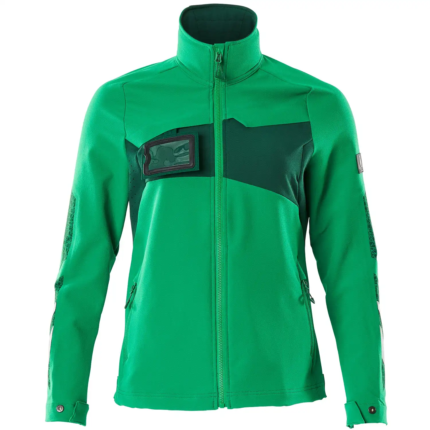 Damen Stretch-Bundjacke "ACCELERATE" in grasgrün/grün, XS - Bild 1