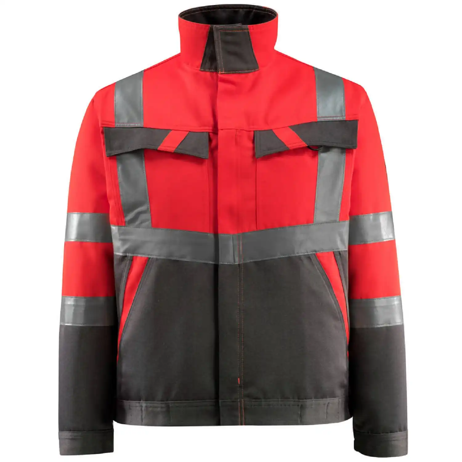 Warnschutz Jacke "FORSTER" Safe Light in rot/dunkelanthrazit, XL - Bild 1