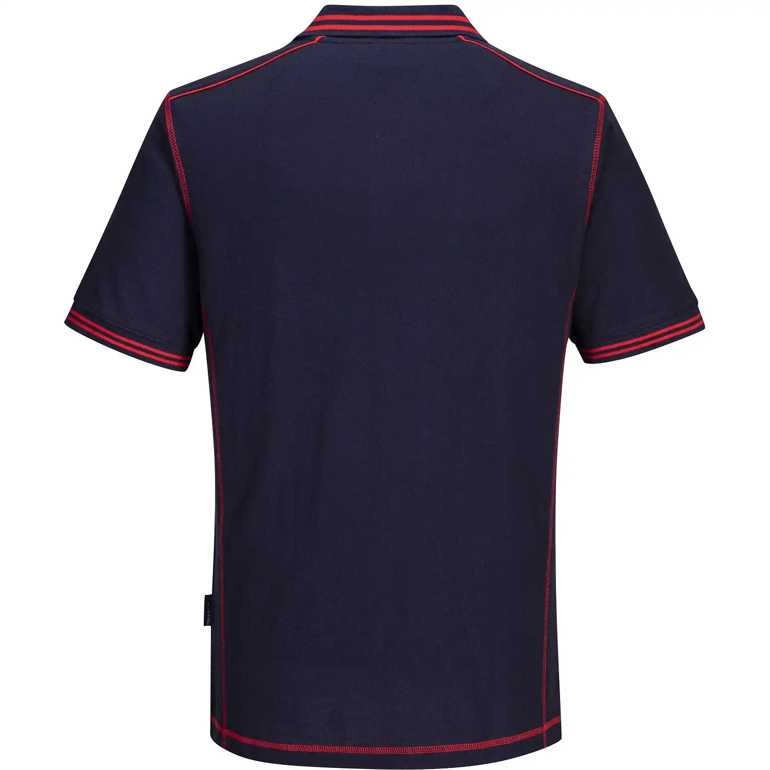 Polo-Shirt "B218" in marine/rot, S - Thumbnail 2