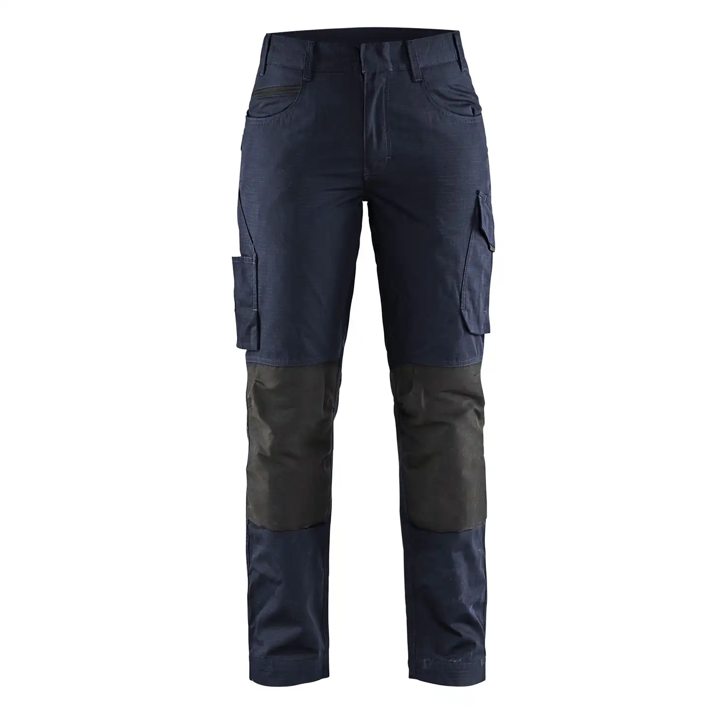 Damen Stretch Servicehose "7195" in Dunkelmarine/Schwarz, C50 - Thumbnail 1