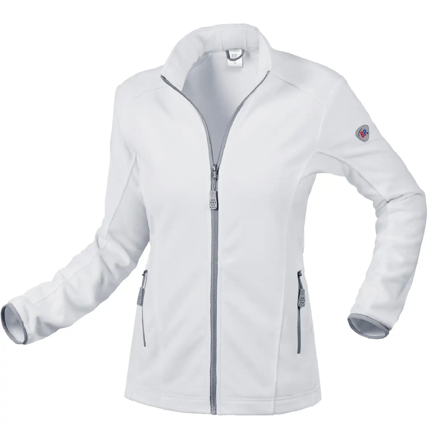 Damen Fleecejacke "1693-641" in S, Weiß - Thumbnail 1