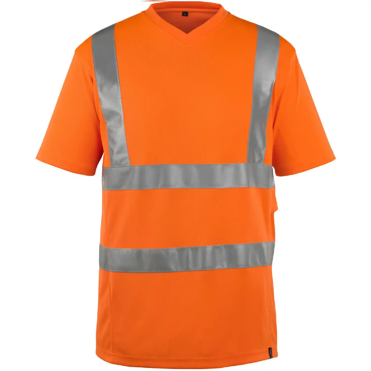 Warnschutz T-Shirt "ESPINOSA" Safe Classic in fluororange, XXL - Bild 1