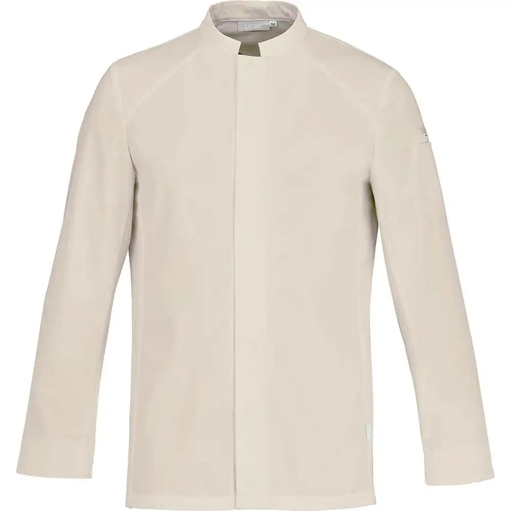Kochjacke  „BASIL2" in beige, L - Thumbnail 1