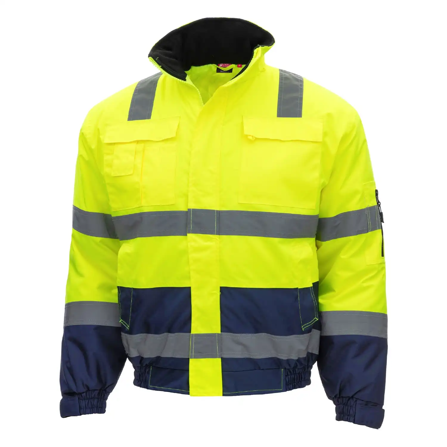 Warnschutz Pilotenjacke "MOTION TEX VIZ" in gelb/blau, M - Thumbnail 1