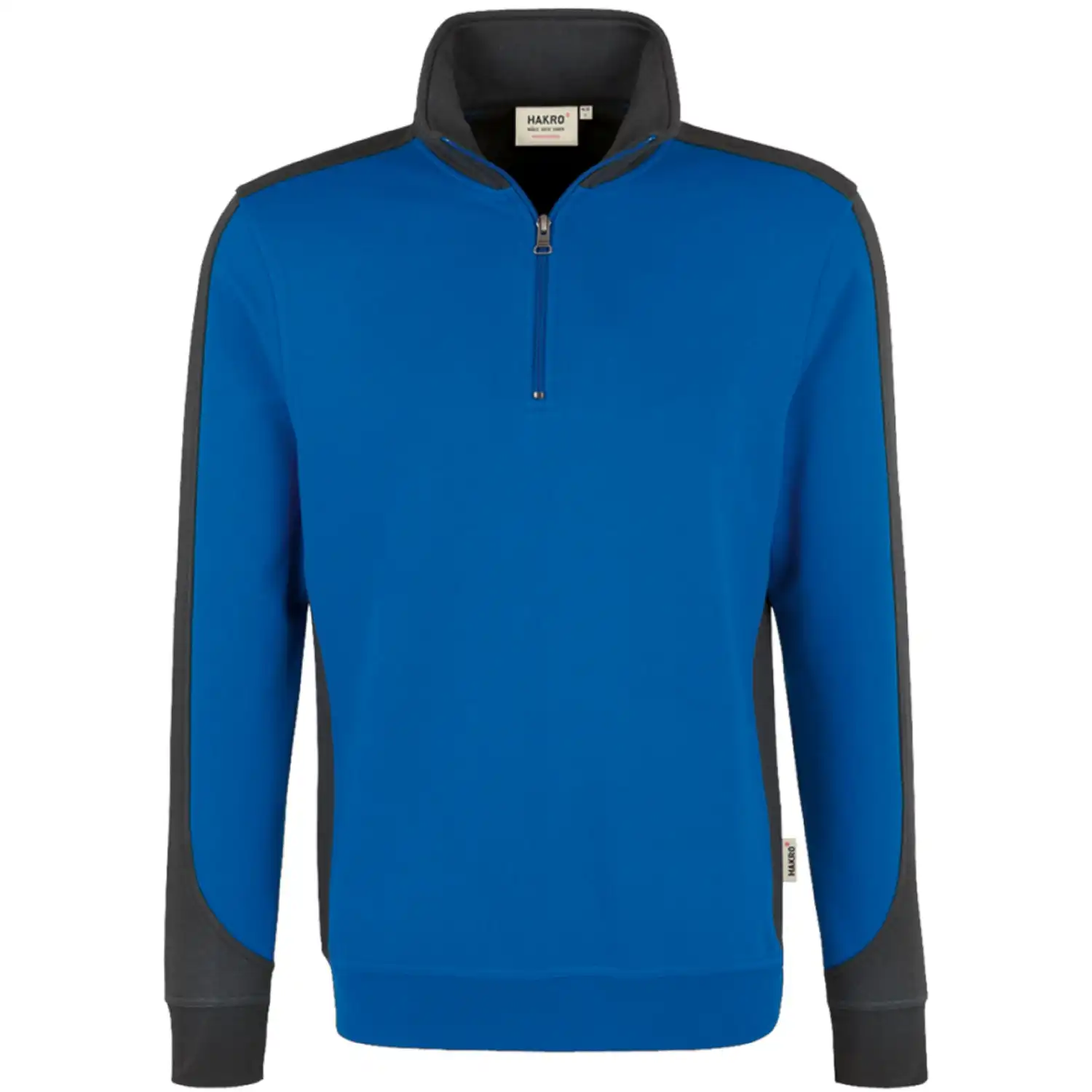 Zip-Sweatshirt Contrast "Performance" 476 in royal, L - Bild 1