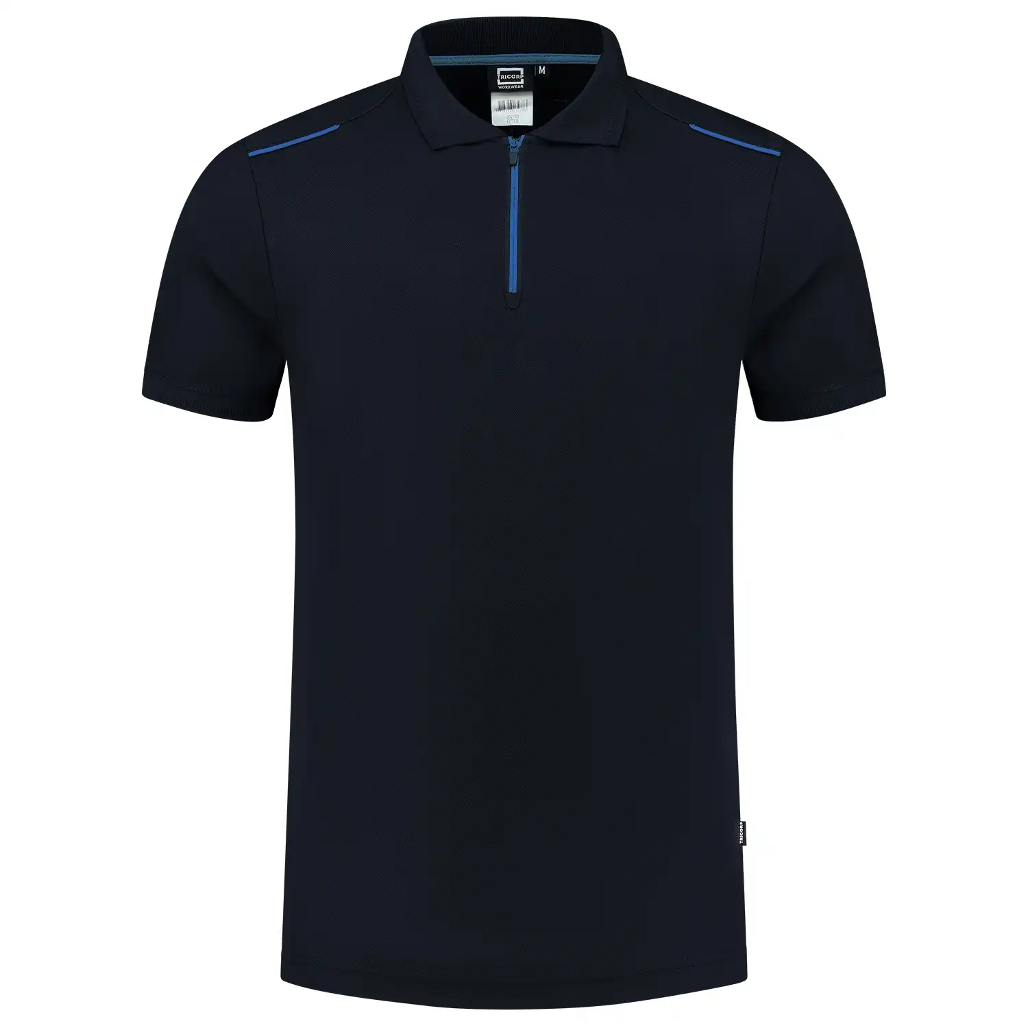 Polo-Shirt "202703" Accent in XS, navy/royal blue - Thumbnail 1