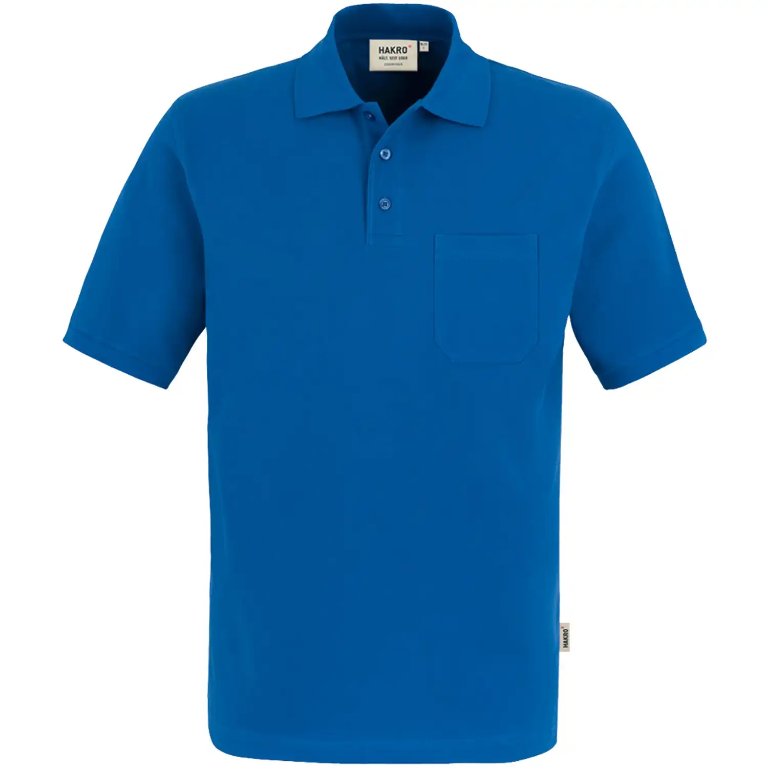 Pocket-Poloshirt "TOP" 802 in royal, M - Bild 1