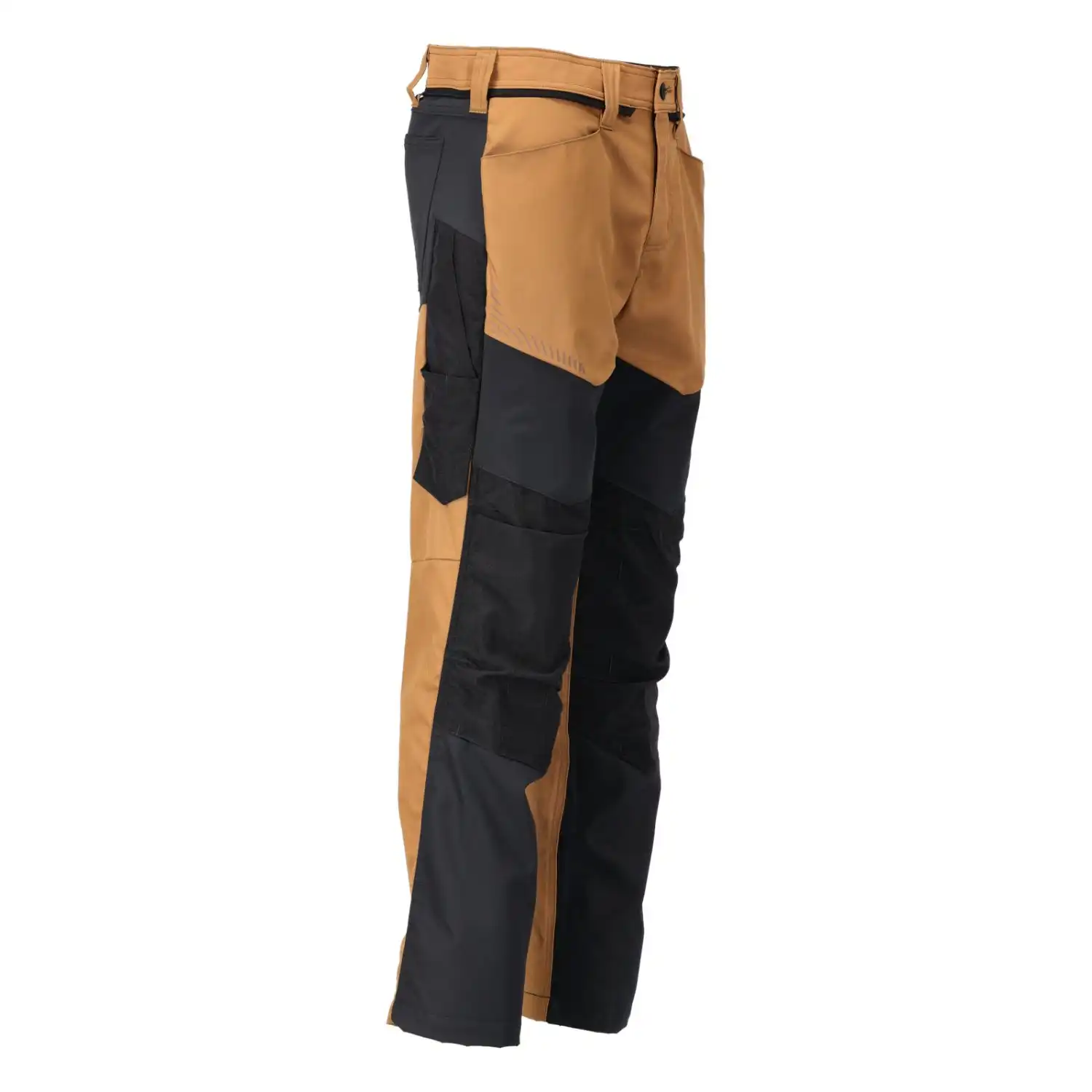 Bundhose leicht "22479-230" Customized in nussbraun/schwarz, 76C49 - Thumbnail 4
