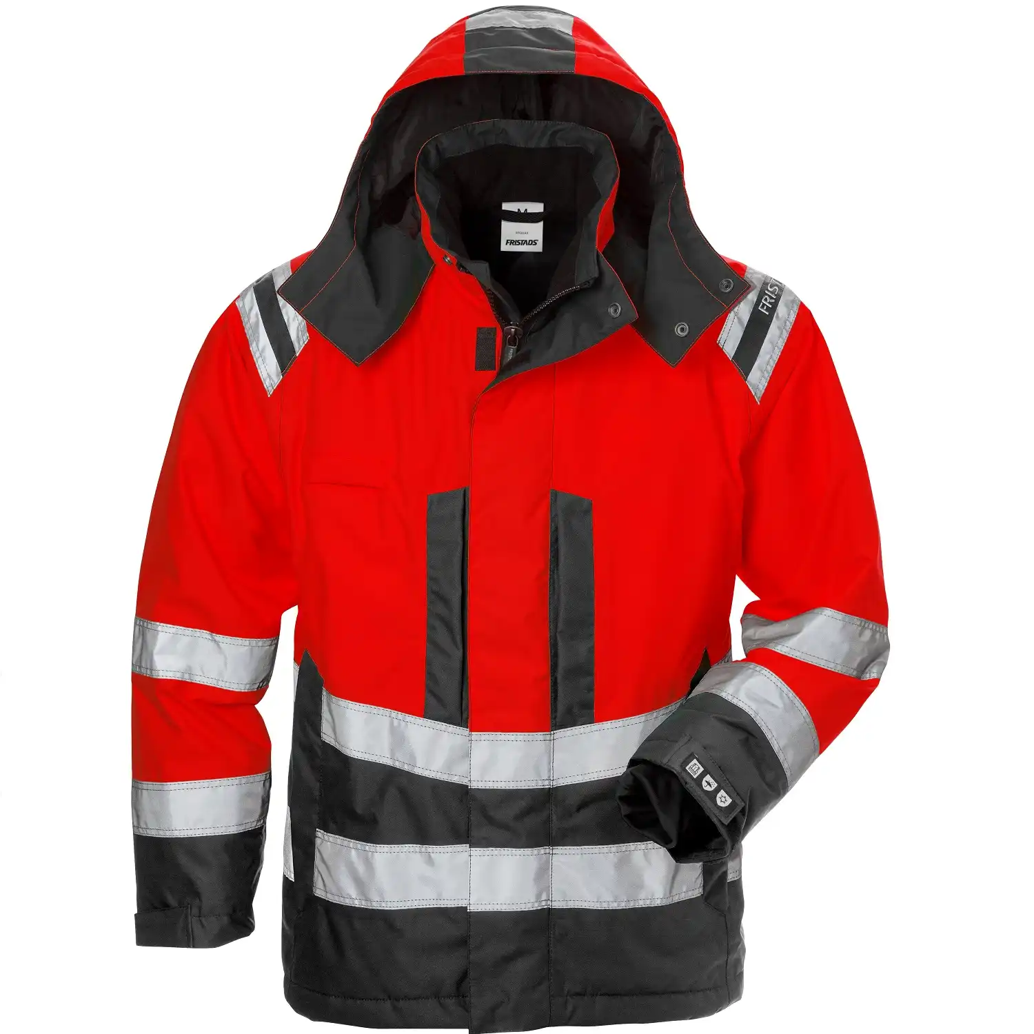 Warnschutz Damen Winterjacke "4037 GTT" Kl. 3 in rot/schwarz, L - Thumbnail 1