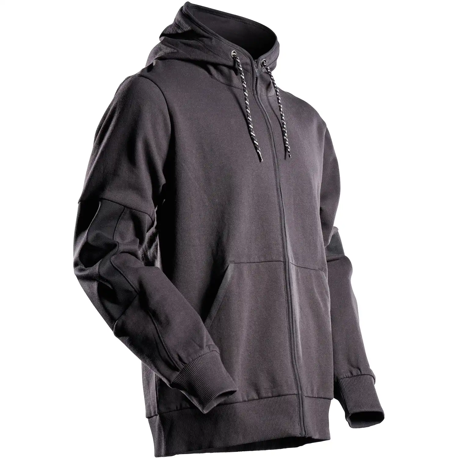 Kapuzen-Sweatjacke "22386-365" Customized in schwarz, XXL - Bild 1