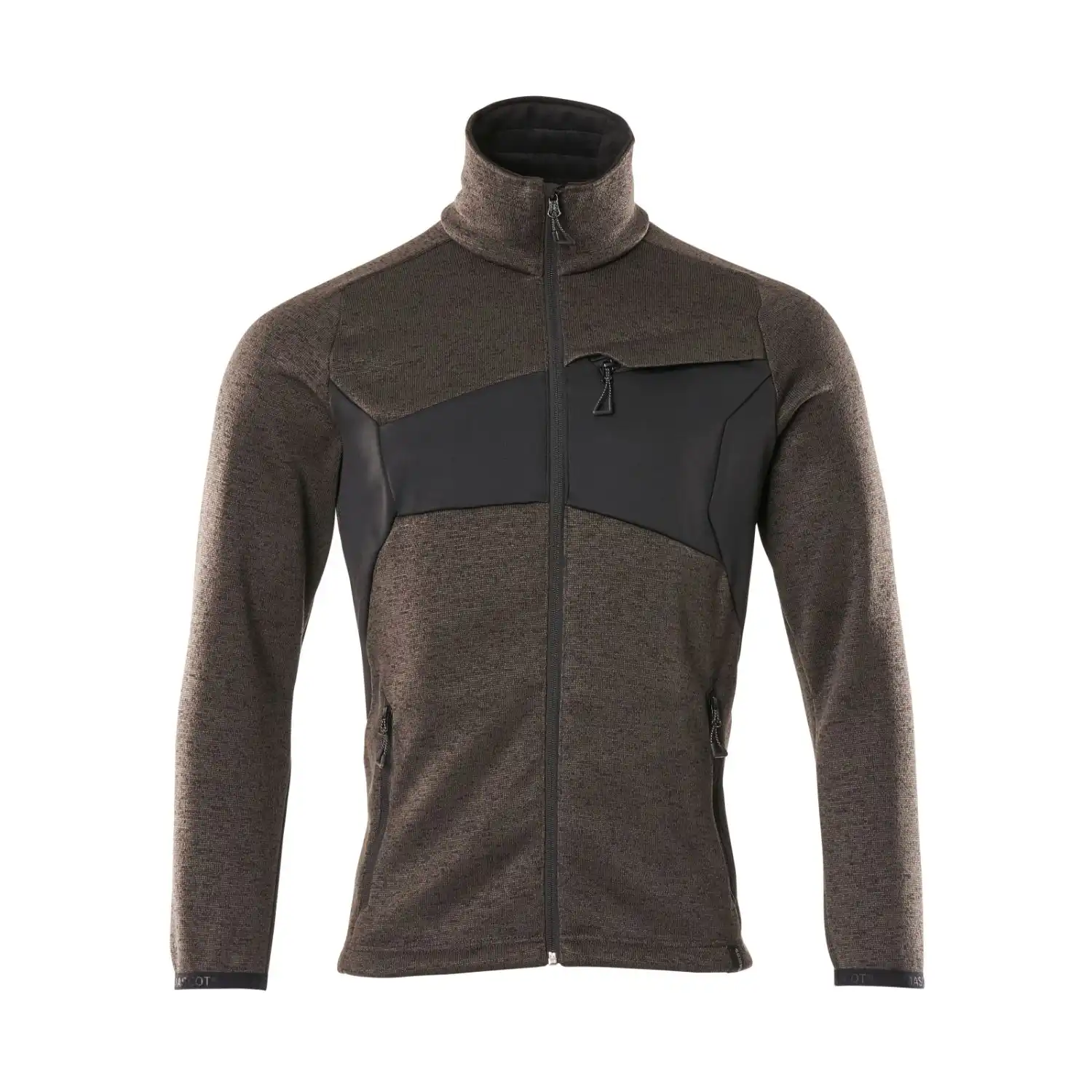 Strickjacke "ACCELERATE" in dunkelanthrazit/schwarz, XL - Thumbnail 1