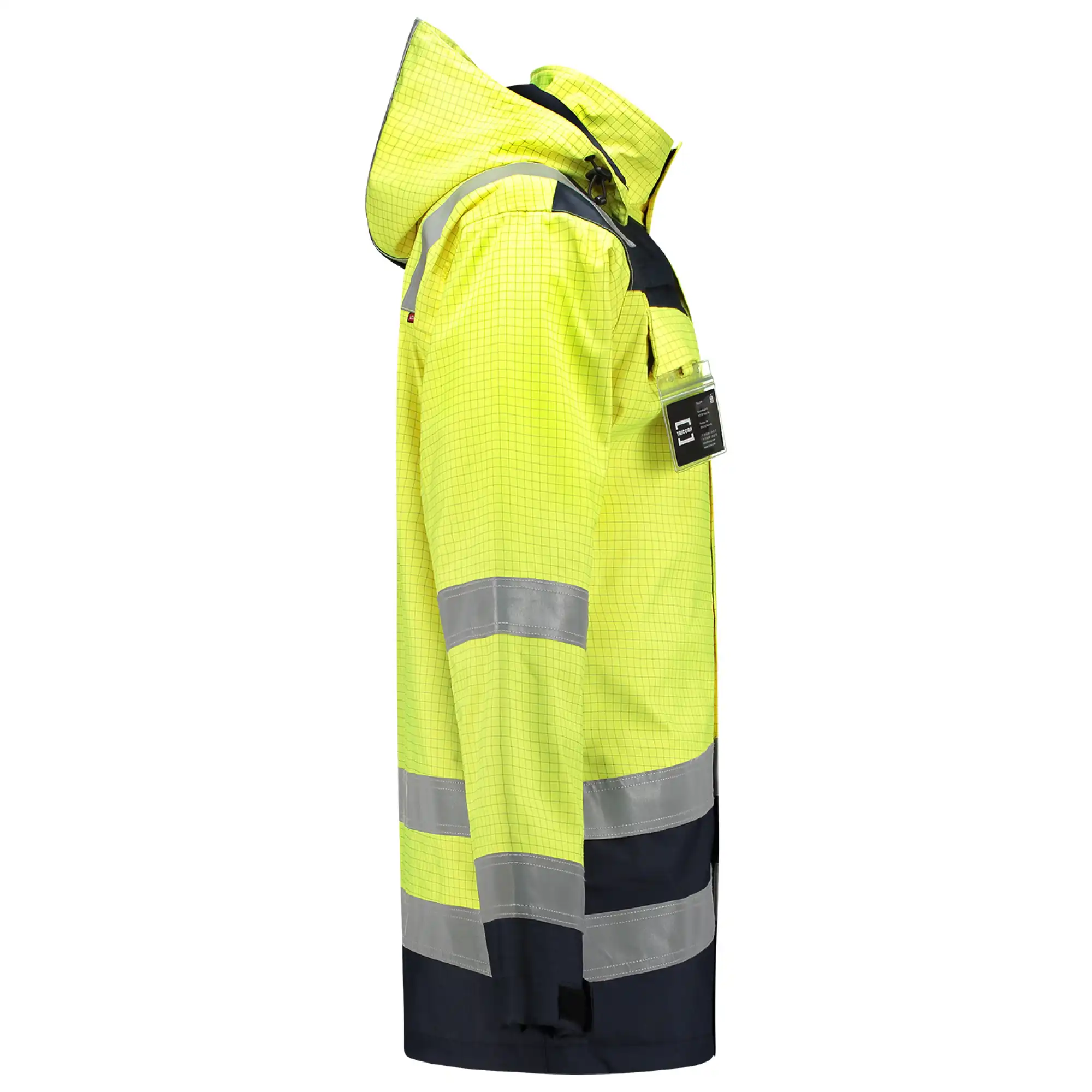 Multinorm Regenparka "403009" Safety yellow/ink in L - Thumbnail 4