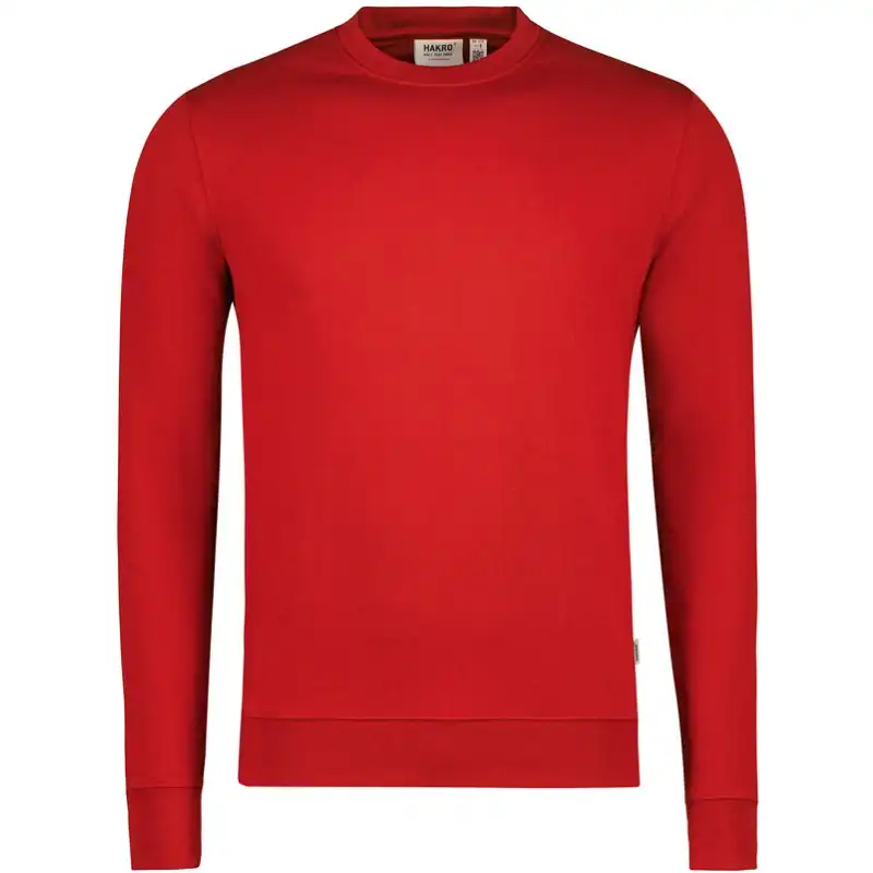 Sweatshirt "GOTS" 550 in Rot, L - Thumbnail 1