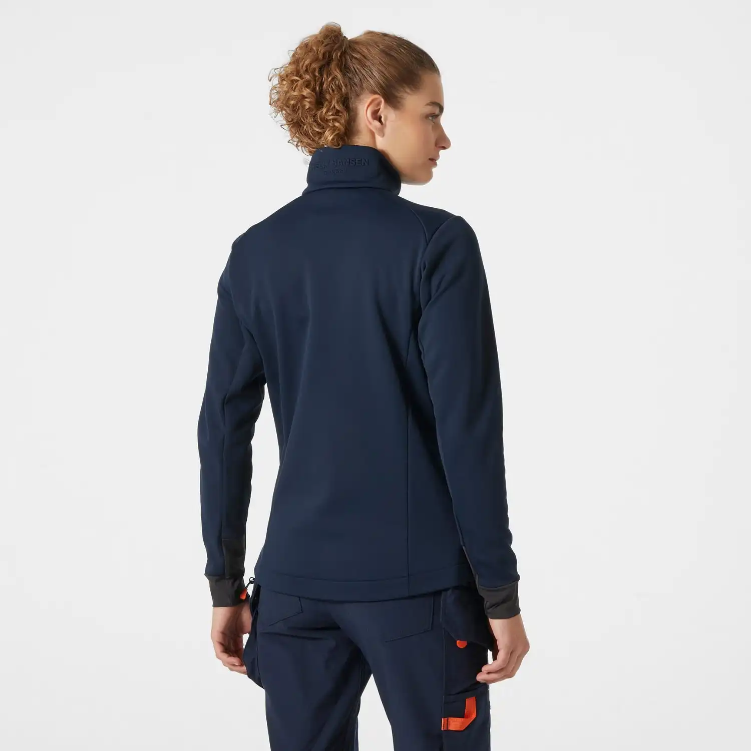 Damen Funktionsjacke "W TECH MIDLAYER" in marine, XXL - Thumbnail 4
