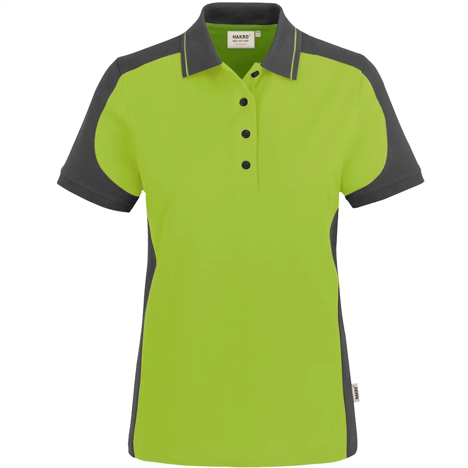 Damen Polo-Shirt "CONTRAST PERFORMANCE" 239 in kiwi, L - Bild 1