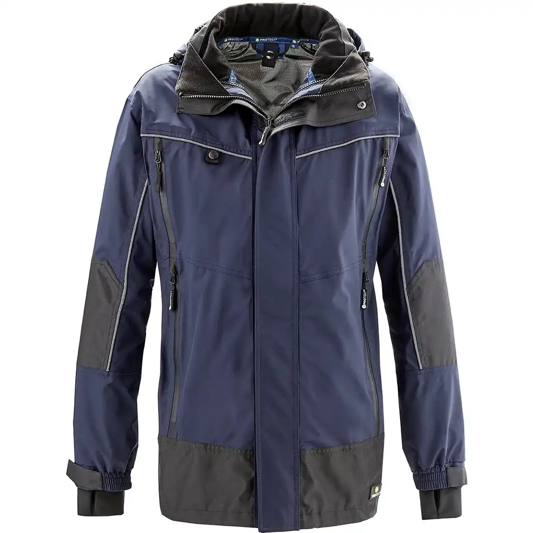 Wetterschutzjacke "PHILLY" in blau/schwarz, S - Thumbnail 1
