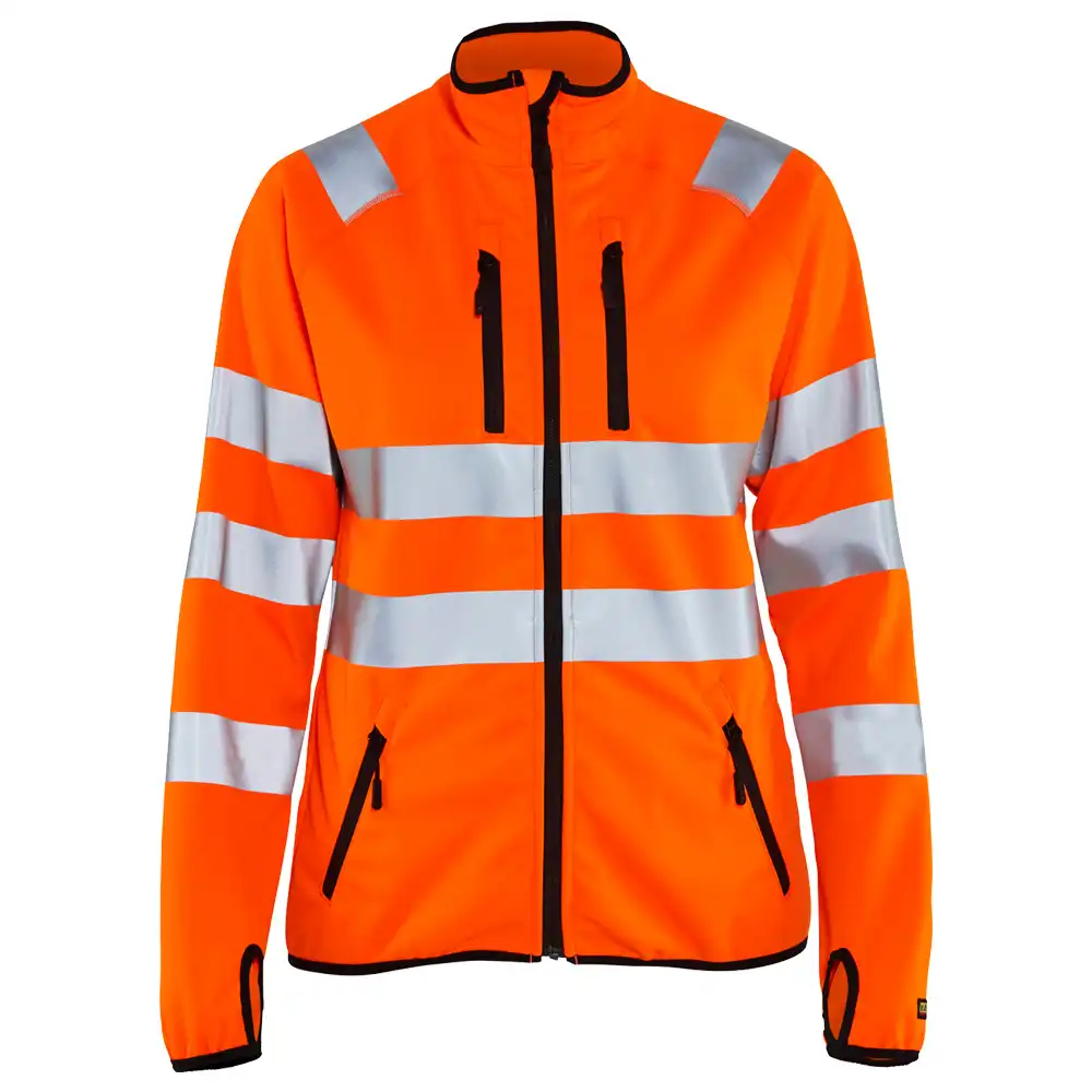 Damen Warnschutz Softshelljacke "4926" in Orange, M - Thumbnail 1