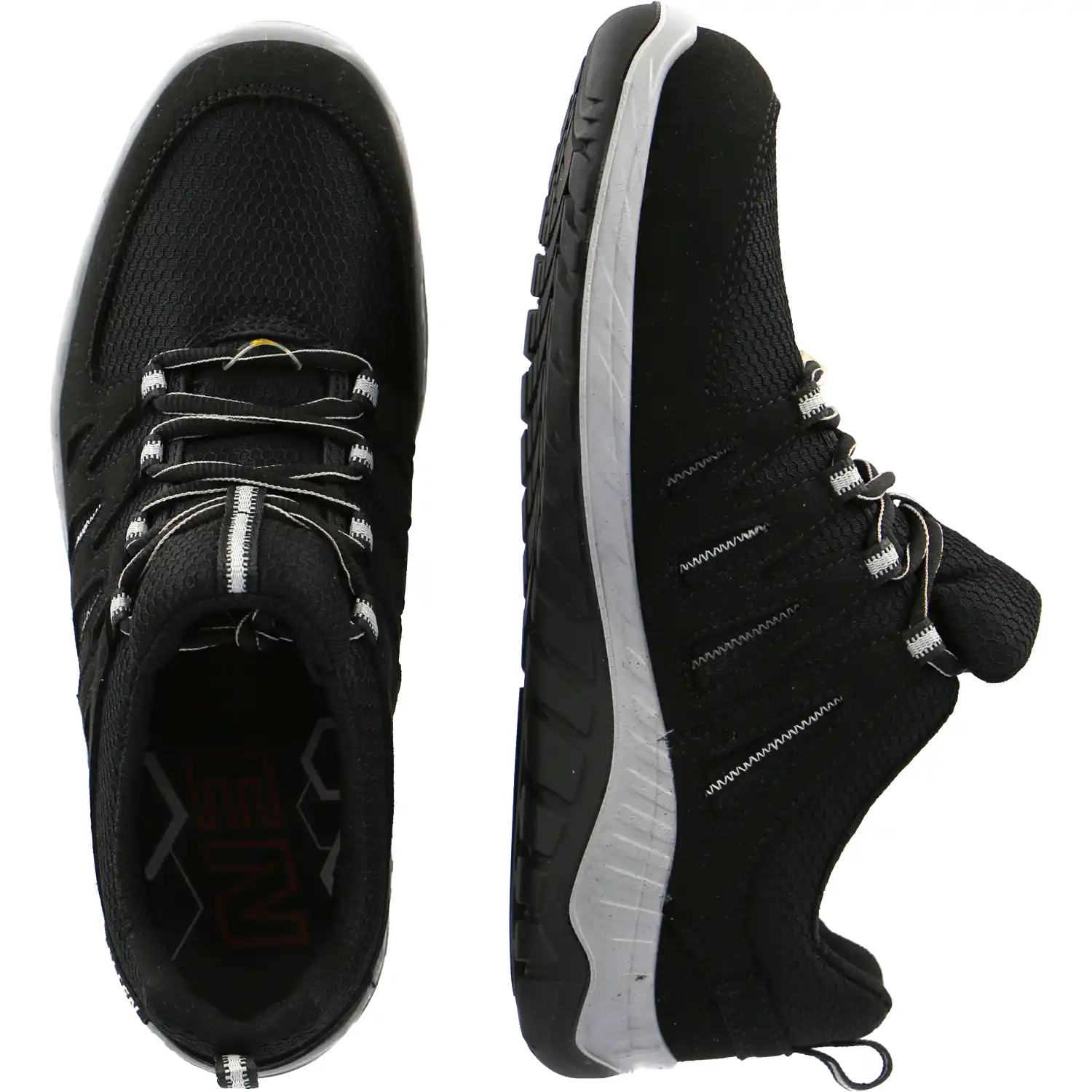 Sicherheitshalbschuhe S3 "MADDOX BLACK-GREY LOW" WELLMAXX in 45 - Thumbnail 2