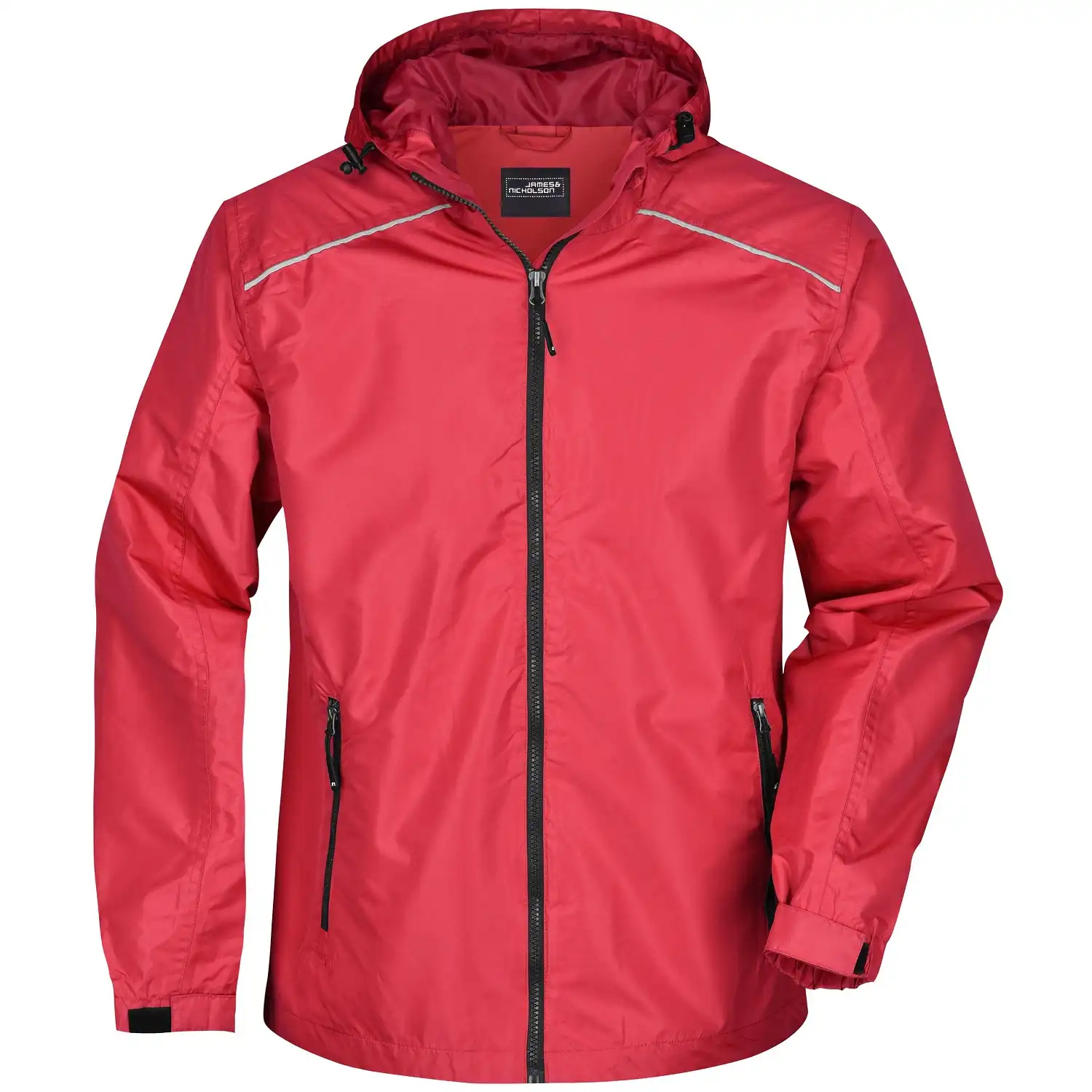 Regenjacke "JN1118" in red/black, XXL - Bild 1