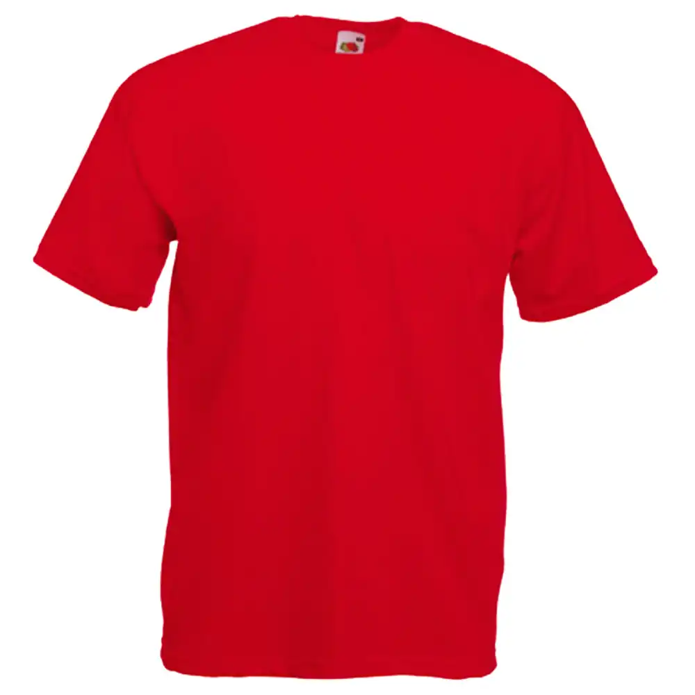 T-Shirt "F140" 100% Baumwolle Valueweight in red, L - Bild 1
