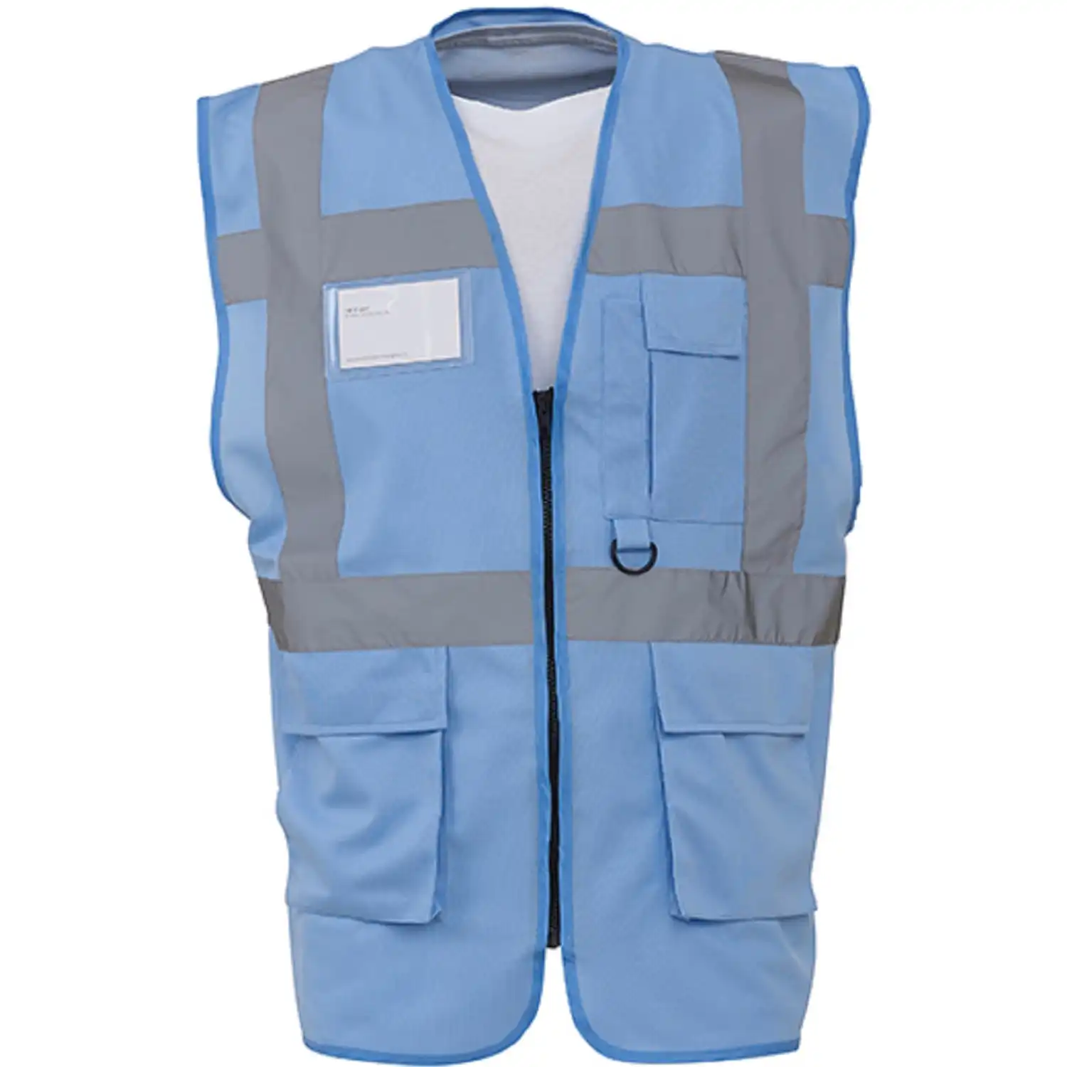 Warnweste / Kennzeichnungsweste "YK801" in sky blue, XL - Bild 1