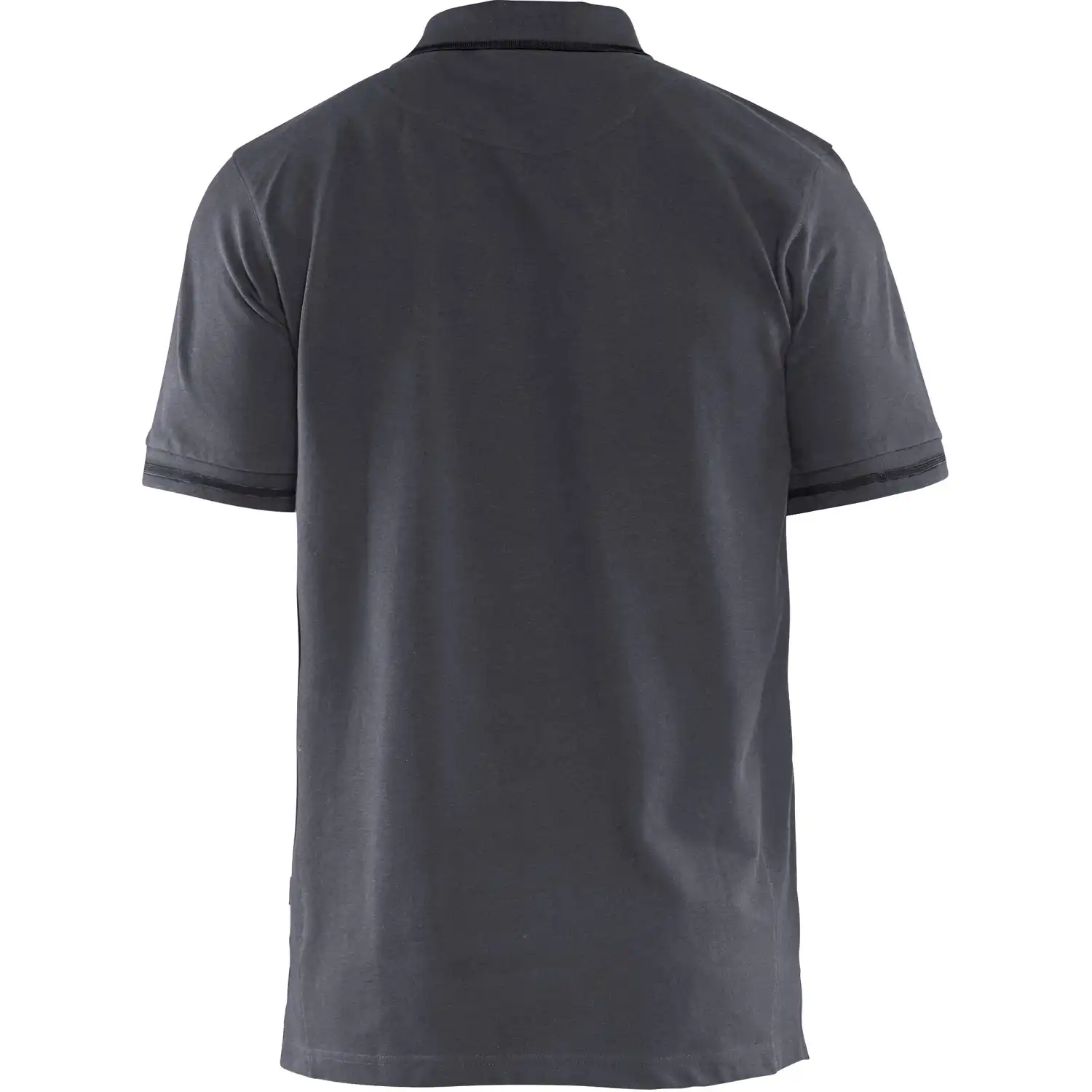 Polo-Shirt "3389" in mittelgrau/schwarz, L - Thumbnail 2