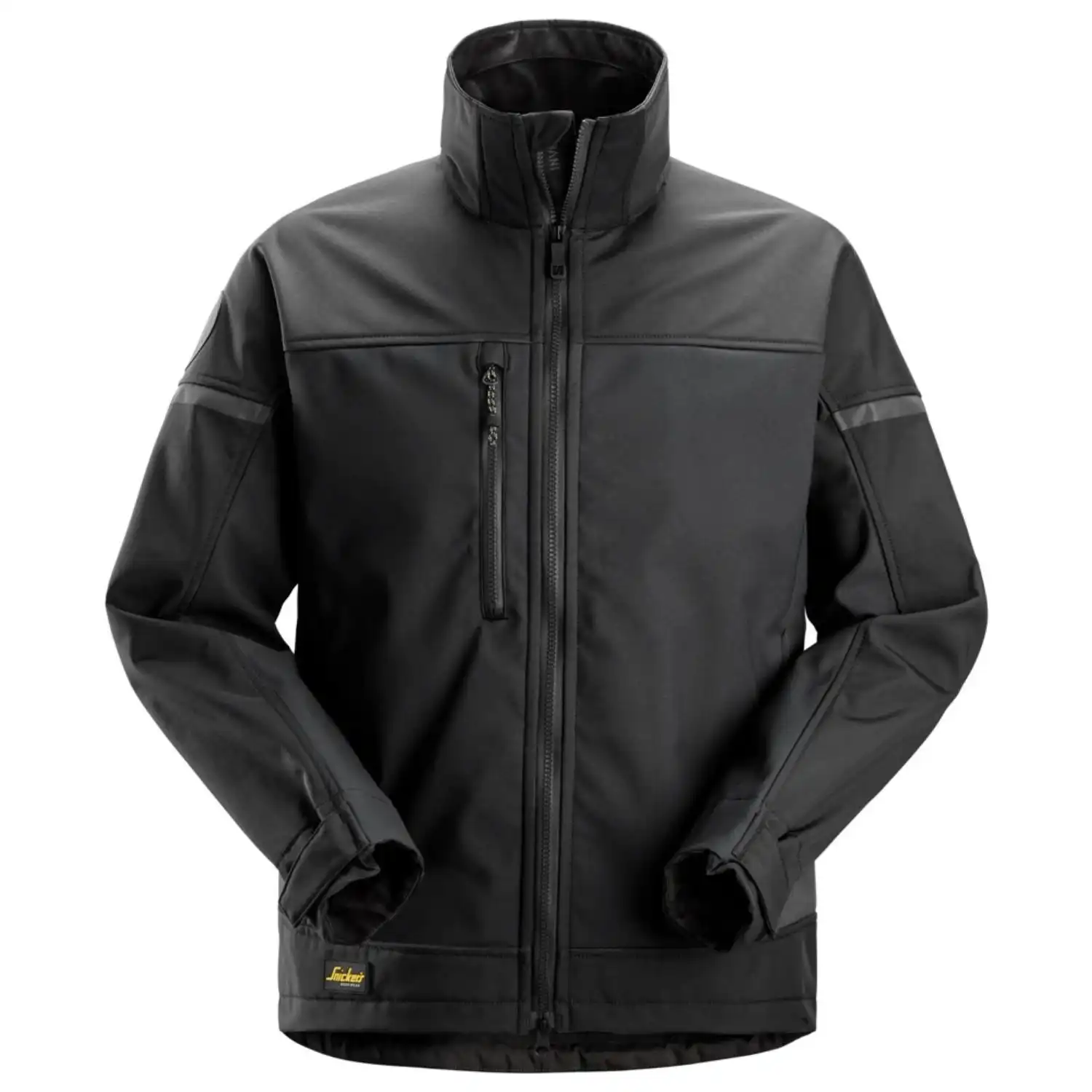 Stretch Softshelljacke "1216" AllroundWork in schwarz, L - Thumbnail 1
