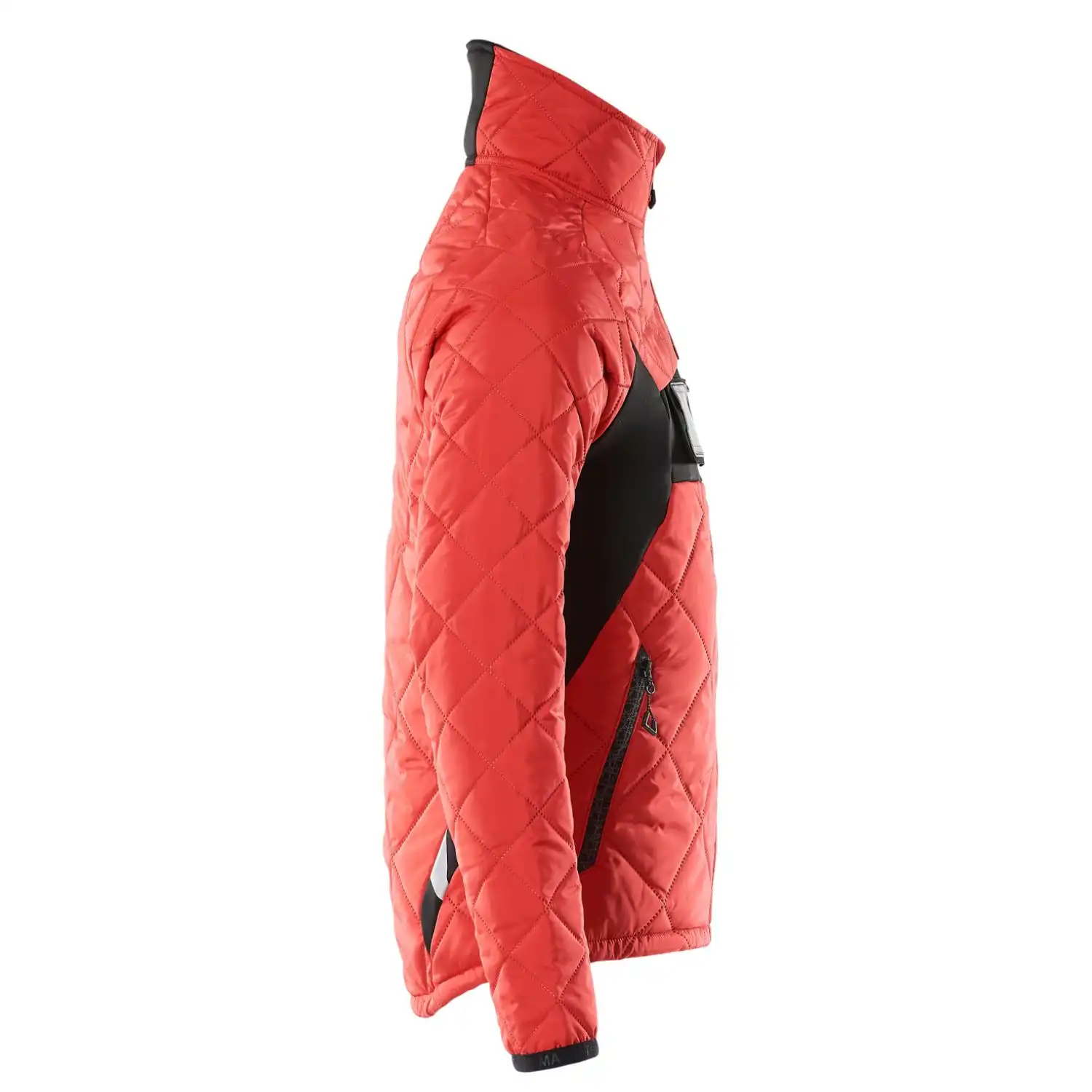 Steppjacke mit CLIMASCOT® "ACCELERATE" in verkehrsrot/schwarz, XL - Thumbnail 4