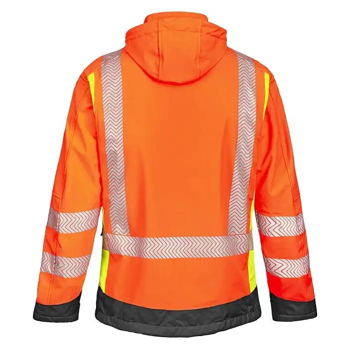 Warnschutz Softshelljacke "HOUSTON" in orange/gelb, M - Thumbnail 2