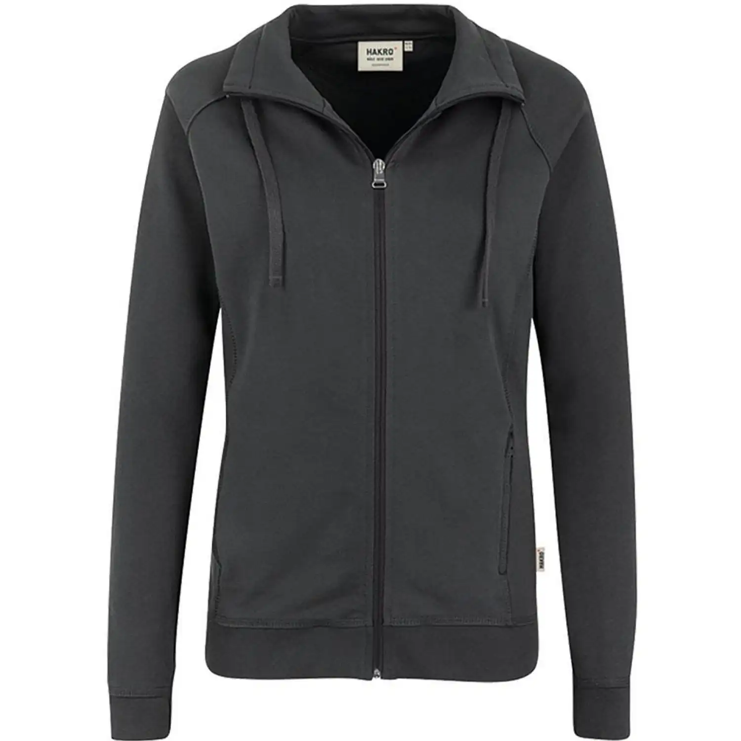 Damen-Sweatjacke College 406 in anthrazit, M - Bild 1