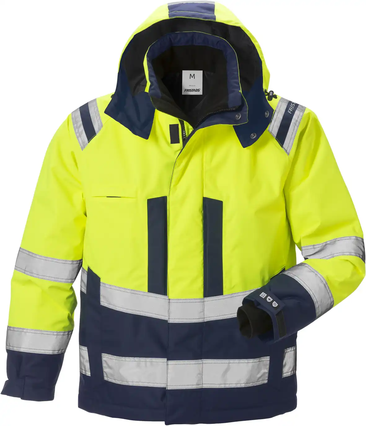 Warnschutz Winterjacke "4035 GTT" Stormsafe Kl. 3 in gelb/marine, XXL - Thumbnail 1