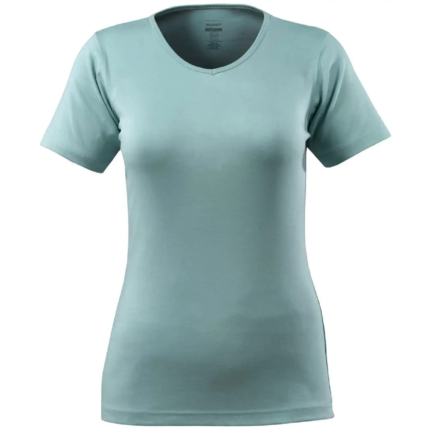 Damen T-Shirt "NICE" Crossover in pastellblau, S - Bild 1