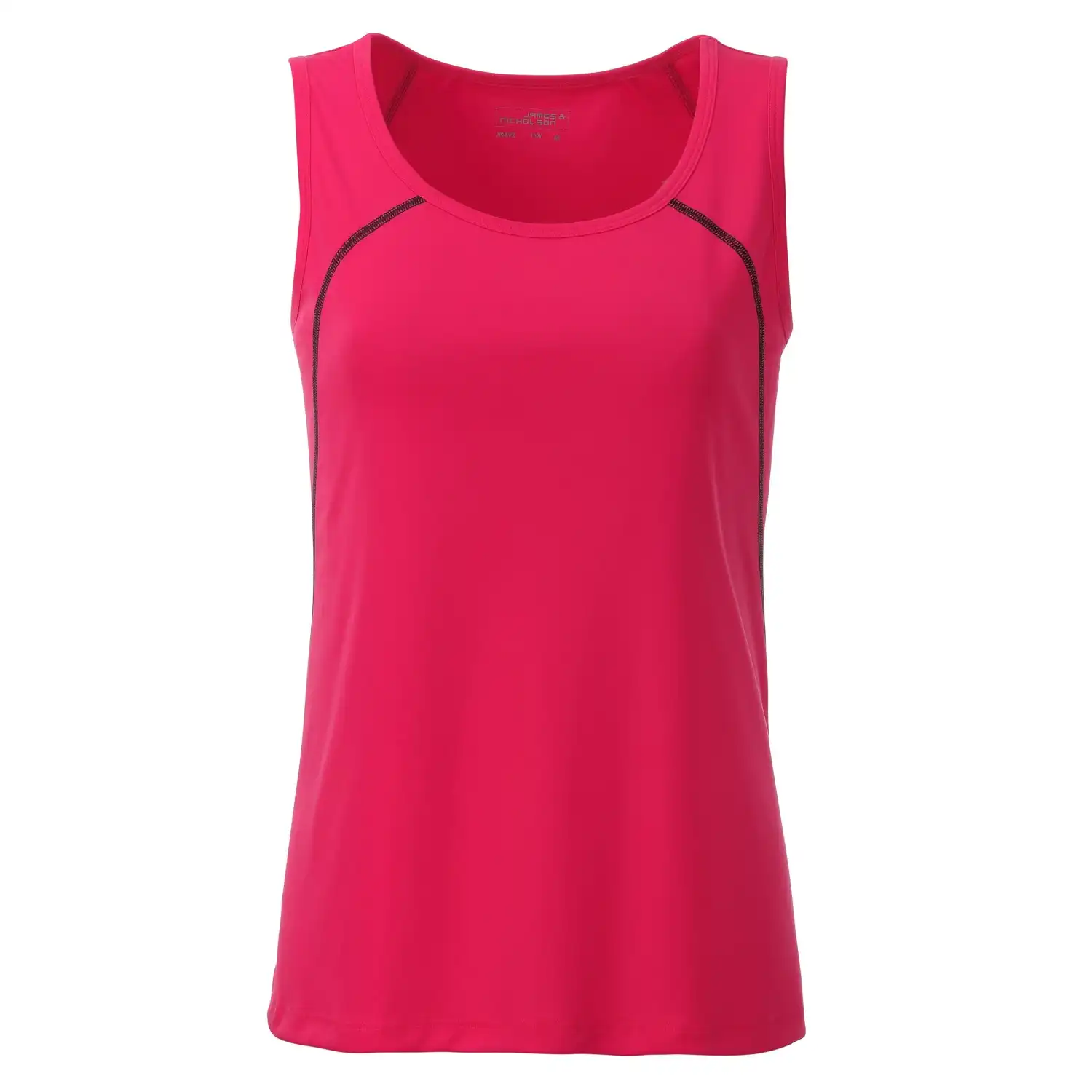 Damen Funktions-Tanktop "JN493" in bright-pink/titan, M - Bild 1