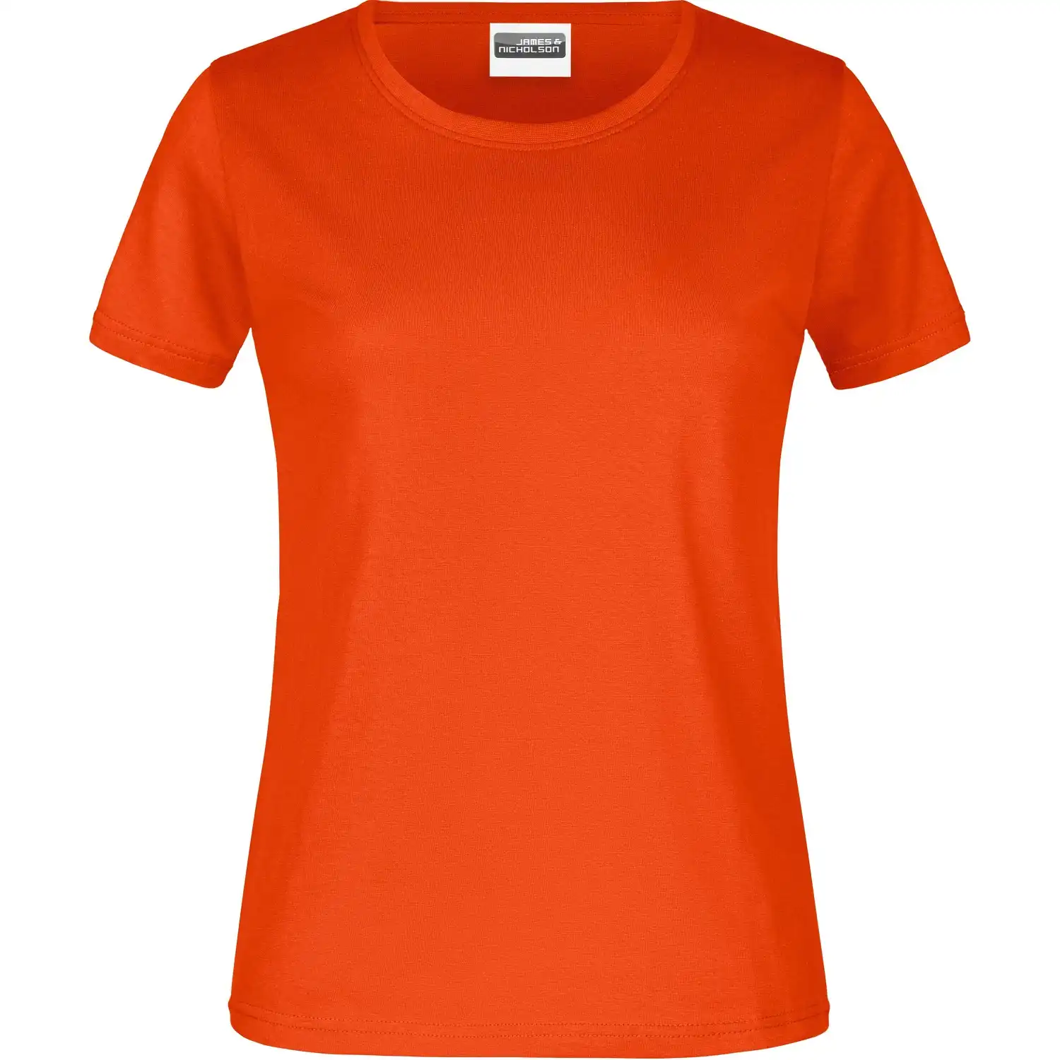 Damen Basic T-Shirt 180g/m² "JN789" in Orange, XXL - Bild 1