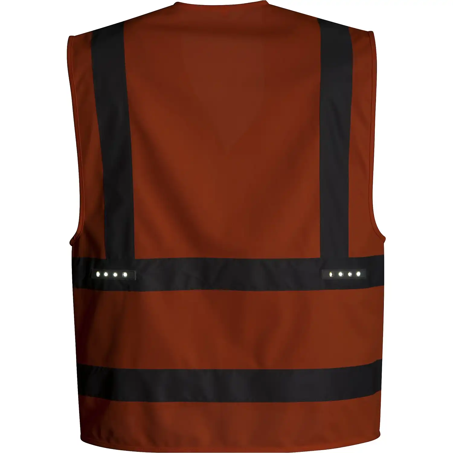 LED-Warnweste "VEGA" Kl. 2 in Orange, L/XL - Thumbnail 4
