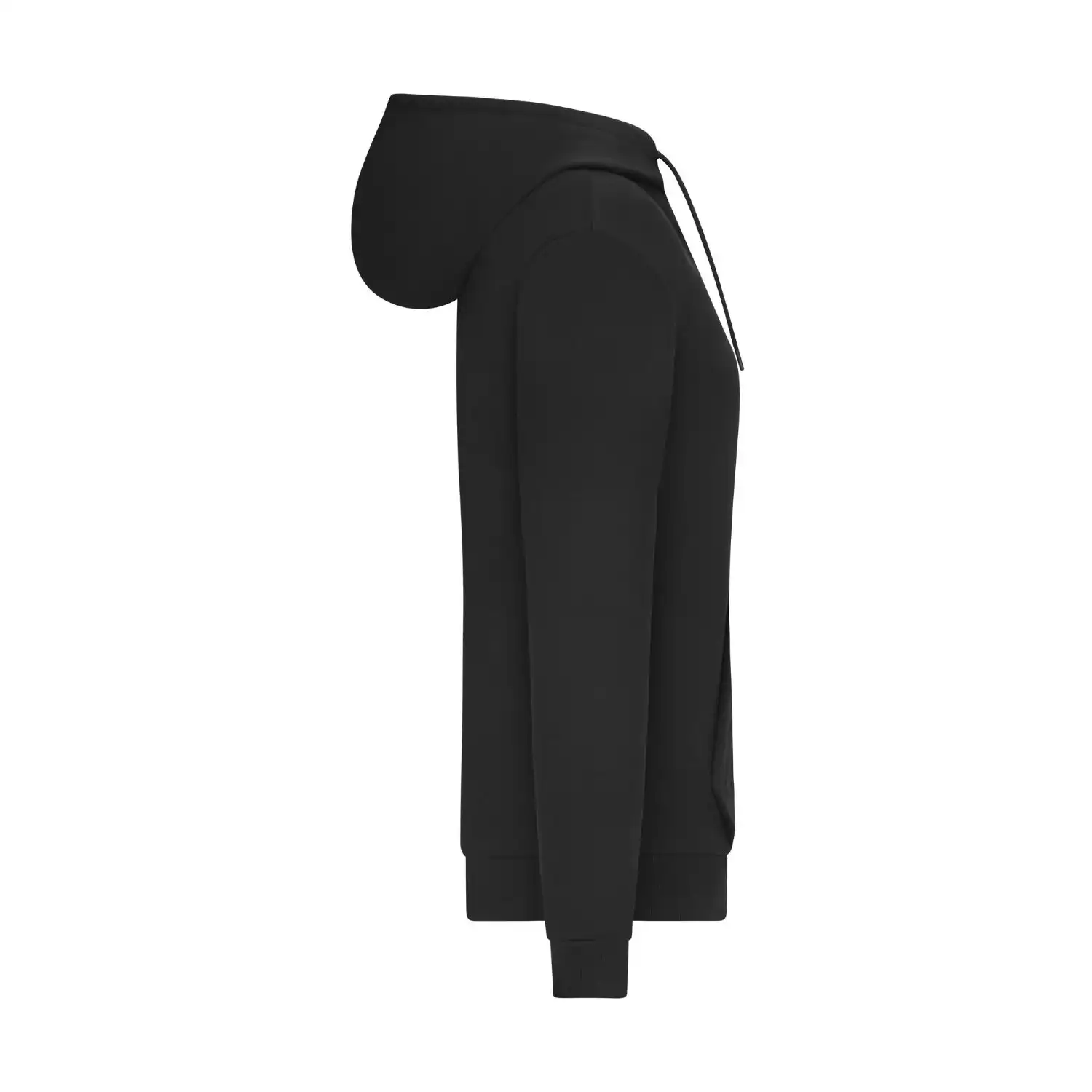 Damen Kapuzen-Sweatshirt "INTERLOCK" 8045 in black, L - Thumbnail 4
